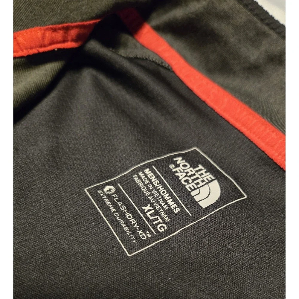 The North Face Flash Dry XD 1/4 Zip‎ Pullover Mens XL Gray Long Sleeve Active